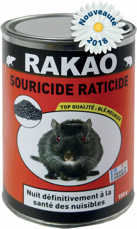 Sachet de grains de blé anti-rats et anti-souris Barrière Radikal 6 pièces  COMPO